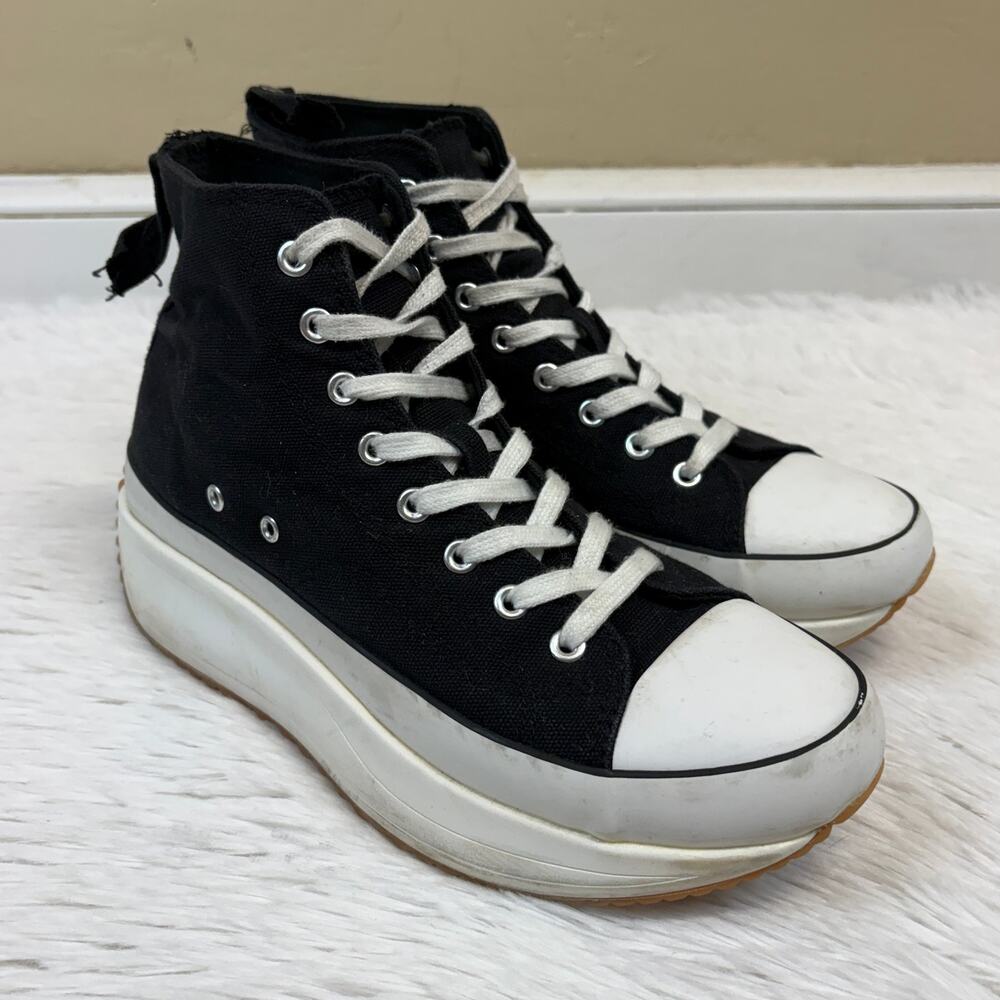 Madden Girl Women's Winnona Platform High Top Sneakers Size 10